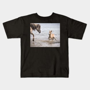 Getting Out Of The Water Kids T-Shirt